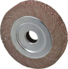 Value Collection - 6" Diam, 80 Grit Aluminum Oxide Unmounted Flap Wheel - 1" Hole, 1" Wide, Coated, Medium Grade, 4,800 Max RPM - Apex Tool & Supply