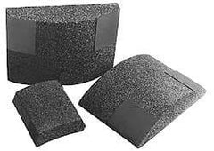 Norton - 11-1/4" Wide x 8" High x 3" Thick Grinding Segment - Ceramic, 30 Grit, Hardness G, Blue Print No. ME100703B - Apex Tool & Supply