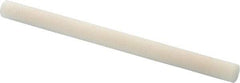 Made in USA - 3" Long x 1/4" Diam x 1/4" Thick, Novaculite Sharpening Stone - Round, Ultra Fine Grade - Apex Tool & Supply