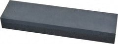 Made in USA - 8" Long x 2" Wide x 1" Thick, Silicon Carbide Sharpening Stone - Rectangle, Coarse, Fine Grade - Apex Tool & Supply