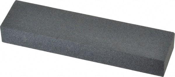 Made in USA - 4" Long x 1" Wide x 1/2" Thick, Silicon Carbide Sharpening Stone - Rectangle, Medium Grade - Apex Tool & Supply