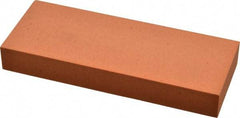 Made in USA - 5" Long x 2" Wide x 5/8" Thick, Aluminum Oxide Sharpening Stone - Rectangle, Fine Grade - Apex Tool & Supply