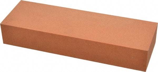 Made in USA - 6" Long x 2" Wide x 1" Thick, Aluminum Oxide Sharpening Stone - Rectangle, Fine Grade - Apex Tool & Supply