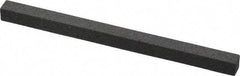 Made in USA - 4" Long x 1/4" Wide x 1/4" Thick, Aluminum Oxide Sharpening Stone - Square, Coarse Grade - Apex Tool & Supply