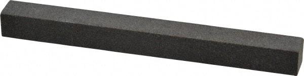 Made in USA - 4" Long x 3/8" Wide x 3/8" Thick, Aluminum Oxide Sharpening Stone - Square, Coarse Grade - Apex Tool & Supply