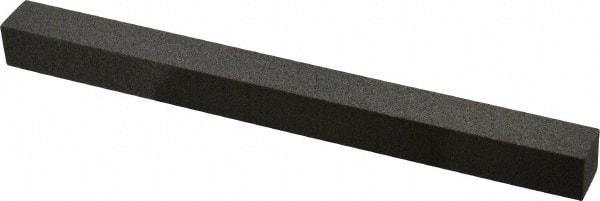 Made in USA - 6" Long x 1/2" Wide x 1/2" Thick, Aluminum Oxide Sharpening Stone - Square, Coarse Grade - Apex Tool & Supply