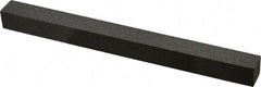 Made in USA - 6" Long x 1/2" Wide x 1/2" Thick, Aluminum Oxide Sharpening Stone - Square, Coarse Grade - Apex Tool & Supply