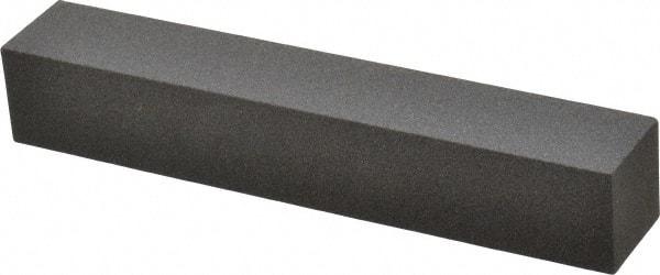 Made in USA - 6" Long x 1" Wide x 1" Thick, Aluminum Oxide Sharpening Stone - Square, Coarse Grade - Apex Tool & Supply