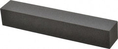 Made in USA - 6" Long x 1" Wide x 1" Thick, Aluminum Oxide Sharpening Stone - Square, Coarse Grade - Apex Tool & Supply