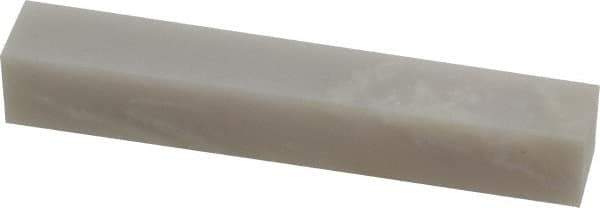 Made in USA - 3" Long x 1/2" Wide x 1/2" Thick, Novaculite Sharpening Stone - Square, Ultra Fine Grade - Apex Tool & Supply