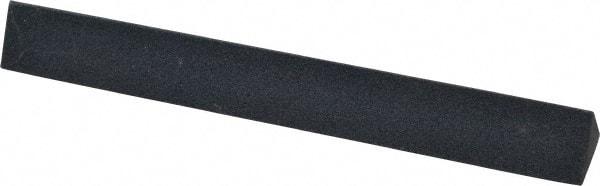 Made in USA - 4" Long x 1/2" Wide x 1/2" Thick, Silicon Carbide Sharpening Stone - Triangle, Fine Grade - Apex Tool & Supply