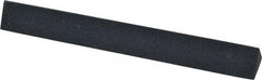 Made in USA - 4" Long x 1/2" Wide x 1/2" Thick, Silicon Carbide Sharpening Stone - Triangle, Fine Grade - Apex Tool & Supply