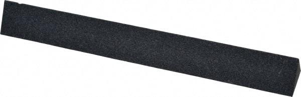 Made in USA - 4" Long x 1/2" Wide x 1/2" Thick, Silicon Carbide Sharpening Stone - Triangle, Medium Grade - Apex Tool & Supply
