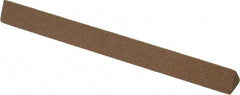 Made in USA - 4" Long x 3/8" Wide x 3/8" Thick, Aluminum Oxide Sharpening Stone - Triangle, Medium Grade - Apex Tool & Supply