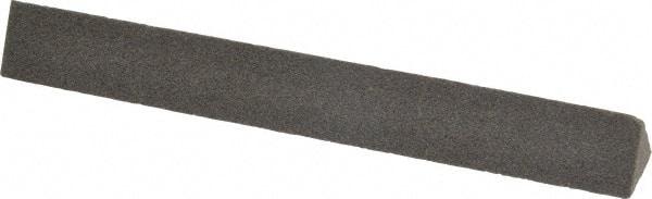 Made in USA - 4" Long x 1/2" Wide x 1/2" Thick, Aluminum Oxide Sharpening Stone - Triangle, Coarse Grade - Apex Tool & Supply