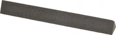 Made in USA - 4" Long x 1/2" Wide x 1/2" Thick, Aluminum Oxide Sharpening Stone - Triangle, Coarse Grade - Apex Tool & Supply