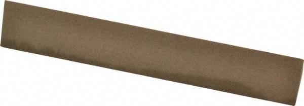 Made in USA - 6" Long x 1" Wide x 1" Thick, Aluminum Oxide Sharpening Stone - Triangle, Medium Grade - Apex Tool & Supply