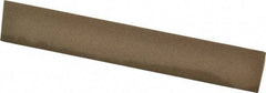 Made in USA - 6" Long x 1" Wide x 1" Thick, Aluminum Oxide Sharpening Stone - Triangle, Medium Grade - Apex Tool & Supply