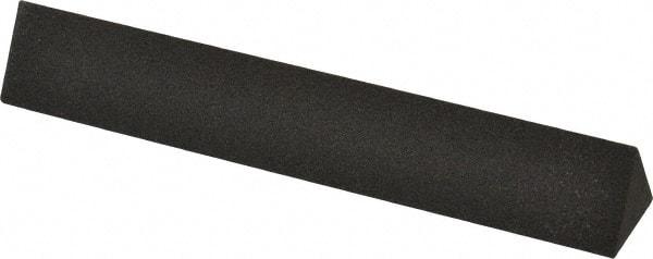 Made in USA - 6" Long x 1" Wide x 1" Thick, Aluminum Oxide Sharpening Stone - Triangle, Coarse Grade - Apex Tool & Supply