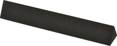 Made in USA - 6" Long x 1" Wide x 1" Thick, Aluminum Oxide Sharpening Stone - Triangle, Coarse Grade - Apex Tool & Supply