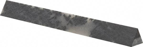 Made in USA - 3" Long x 3/8" Wide x 3/8" Thick, Novaculite Sharpening Stone - Triangle, Ultra Fine Grade - Apex Tool & Supply
