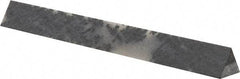 Made in USA - 3" Long x 3/8" Wide x 3/8" Thick, Novaculite Sharpening Stone - Triangle, Ultra Fine Grade - Apex Tool & Supply