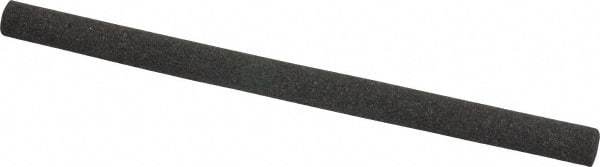 Made in USA - 4" Long x 1/4" Diam x 1/4" Thick, Aluminum Oxide Sharpening Stone - Round, Coarse Grade - Apex Tool & Supply