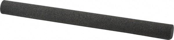 Made in USA - 6" Long x 1/2" Diam x 1/2" Thick, Aluminum Oxide Sharpening Stone - Round, Coarse Grade - Apex Tool & Supply