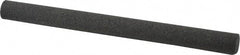 Made in USA - 6" Long x 1/2" Diam x 1/2" Thick, Aluminum Oxide Sharpening Stone - Round, Coarse Grade - Apex Tool & Supply