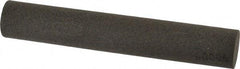 Made in USA - 6" Long x 1" Diam x 1" Thick, Aluminum Oxide Sharpening Stone - Round, Coarse Grade - Apex Tool & Supply