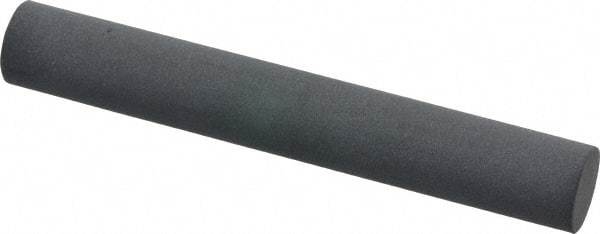 Made in USA - 3" Long x 1/2" Diam x 1/2" Thick, Novaculite Sharpening Stone - Round, Ultra Fine Grade - Apex Tool & Supply