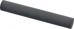 Made in USA - 3" Long x 1/2" Diam x 1/2" Thick, Novaculite Sharpening Stone - Round, Ultra Fine Grade - Apex Tool & Supply