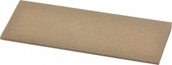 Made in USA - 4-1/2" Long x 1-3/4" Diam x 1/4" Thick, Aluminum Oxide Sharpening Stone - Round, Medium Grade - Apex Tool & Supply