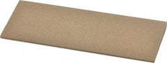 Made in USA - 4-1/2" Long x 1-3/4" Diam x 1/4" Thick, Aluminum Oxide Sharpening Stone - Round, Medium Grade - Apex Tool & Supply
