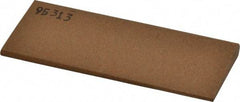 Made in USA - 4-1/2" Long x 1-3/4" Diam x 3/8" Thick, Aluminum Oxide Sharpening Stone - Round, Medium Grade - Apex Tool & Supply