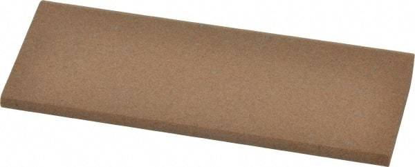 Made in USA - 4-1/2" Long x 1-3/4" Diam x 1/2" Thick, Aluminum Oxide Sharpening Stone - Round, Medium Grade - Apex Tool & Supply