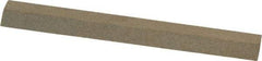 Made in USA - 4" Long x 9/16" Wide x 3/16" Thick, Aluminum Oxide Sharpening Stone - Diamond, Medium Grade - Apex Tool & Supply