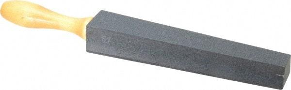 Made in USA - 1/2" Wide x 14" OAL, Silicon Carbide Sharpening Stone - Flat, 180 Grit - Apex Tool & Supply
