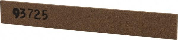 Made in USA - 1/2" Wide x 4" OAL, Aluminum Oxide Sharpening Stone - Flat, Medium Grade, 220 Grit - Apex Tool & Supply
