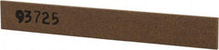 Made in USA - 1/2" Wide x 4" OAL, Aluminum Oxide Sharpening Stone - Flat, Medium Grade, 220 Grit - Apex Tool & Supply