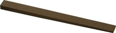 Made in USA - 5/16" Wide x 4" OAL, Aluminum Oxide Sharpening Stone - Flat Tapered, Medium Grade, 220 Grit - Apex Tool & Supply