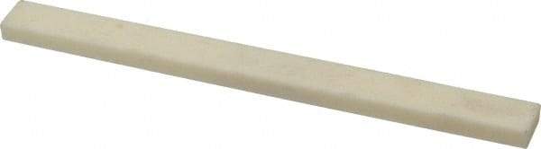 Norton - 150 Grit Aluminum Oxide Rectangular Polishing Stone - Very Fine Grade, 1/2" Wide x 6" Long x 1/4" Thick, Oil Filled - Apex Tool & Supply