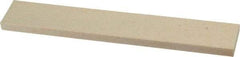 Norton - 120 Grit Aluminum Oxide Rectangular Roughing Stone - Fine Grade, 1" Wide x 6" Long x 1/4" Thick - Apex Tool & Supply