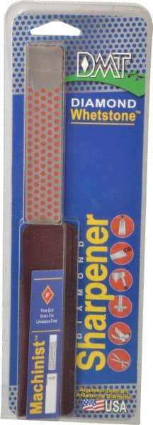 DMT - Super Fine Grade, Diamond Whetsone Sharpener - 25 Micron, Diamond Area 4.3" Long x 7/8" Wide - Apex Tool & Supply