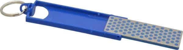 DMT - Coarse Grade, Diamond Mini Sharp Sharpener - 45 Micron, Diamond Area 2-3/4" Long x 15/16" Wide, 5-1/2" Open Length, 2-11/16" Closed Length - Apex Tool & Supply