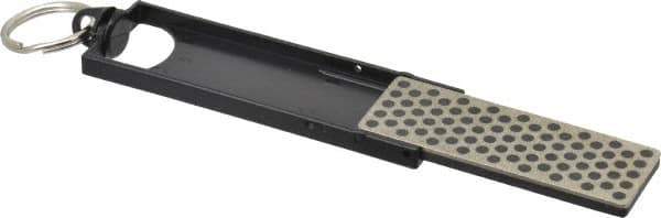 DMT - Extra Coarse Grade, Diamond Mini Sharp Sharpener - 60 Micron, Diamond Area 2-3/4" Long x 15/16" Wide, 5-1/2" Open Length, 2-11/16" Closed Length - Apex Tool & Supply