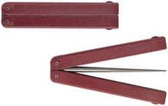 DMT - 9-1/2" OAL Fine Knife Sharpener Diamond File - 1/4" Wide, 4-3/16 LOC, Red, 600 Grit - Apex Tool & Supply
