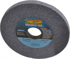 Norton - 6" Diam x 1-1/4" Hole x 1/2" Thick, K Hardness, 46 Grit Surface Grinding Wheel - Aluminum Oxide, Type 1, Coarse Grade, 4,140 Max RPM, Vitrified Bond, No Recess - Apex Tool & Supply