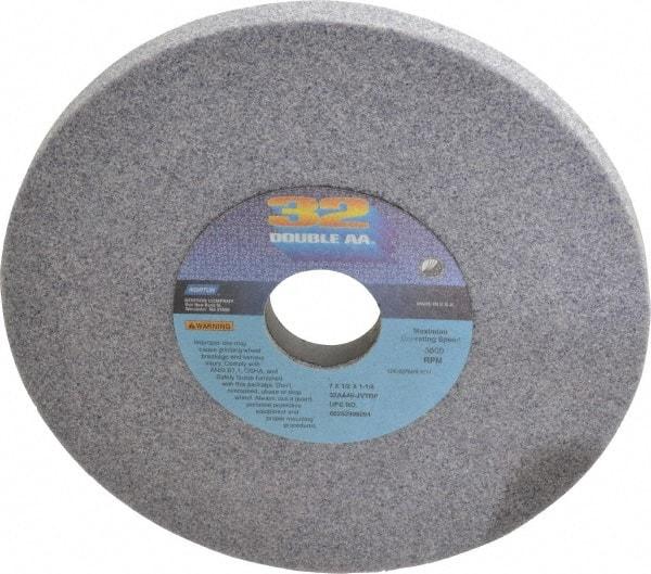 Norton - 7" Diam x 1-1/4" Hole x 1/2" Thick, J Hardness, 46 Grit Surface Grinding Wheel - Aluminum Oxide, Type 1, Coarse Grade, 3,600 Max RPM, Vitrified Bond, No Recess - Apex Tool & Supply