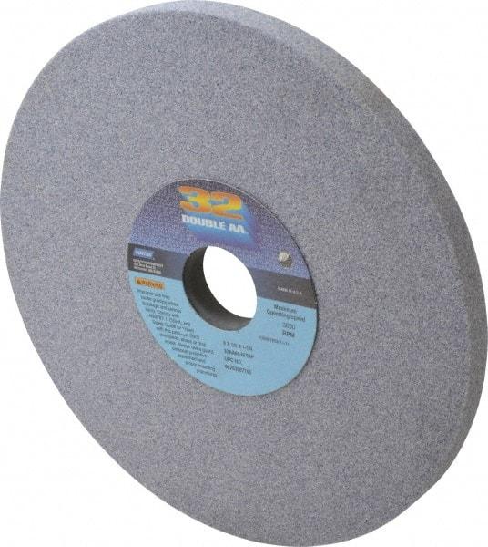 Norton - 8" Diam x 1-1/4" Hole x 1/2" Thick, I Hardness, 60 Grit Surface Grinding Wheel - Aluminum Oxide, Type 1, Medium Grade, 3,600 Max RPM, Vitrified Bond, No Recess - Apex Tool & Supply